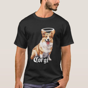 Corgi x Engel x Welsh Corgi Hund T-Shirt