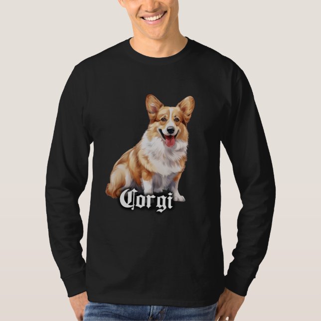Corgi x Welsh Corgi Dog T-Shirt (Vorderseite)