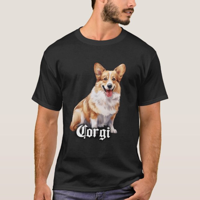 Corgi x Welsh Corgi Dog T-Shirt (Vorderseite)