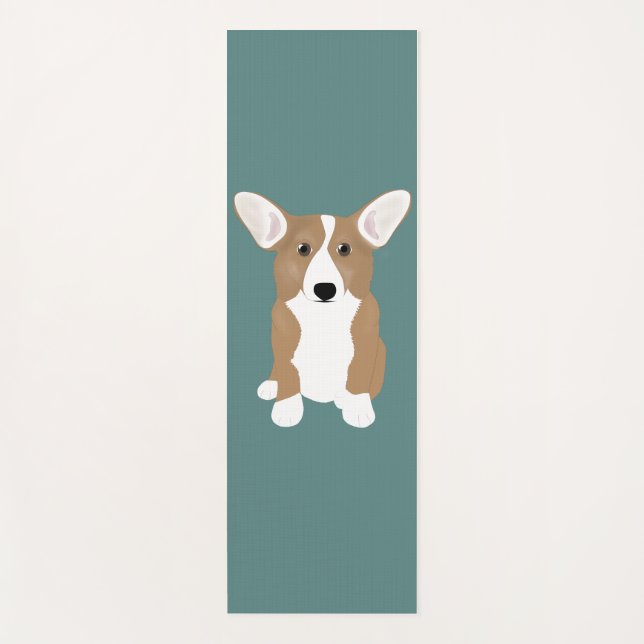 Corgi Yoga Mat Yogamatte (Vorderseite)
