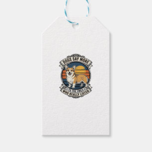 Corgi-Zitat-Shirt Vintage-Gravur Hunde-Liebhaber-T Geschenkanhänger
