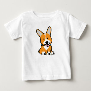 CorgiCorgis verfolgen Welpenhündchen glücklichen Baby T-shirt