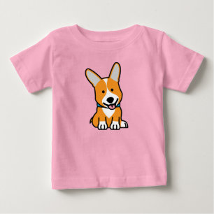 CorgiCorgis verfolgen Welpenhündchen glücklichen Baby T-shirt