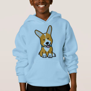 CorgiCorgis verfolgen Welpenhündchen glücklichen Hoodie