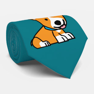 CorgiCorgis verfolgen Welpenhündchen glücklichen Krawatte