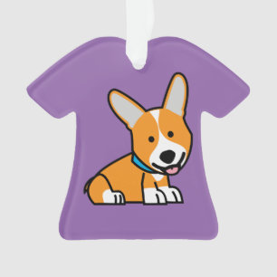 CorgiCorgis verfolgen Welpenhündchen glücklichen Ornament