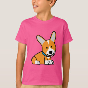 CorgiCorgis verfolgen Welpenhündchen glücklichen T-Shirt