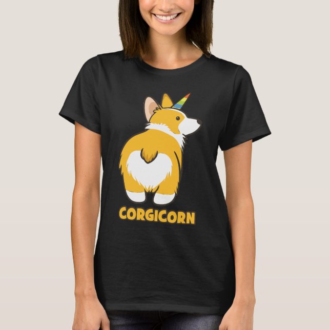 Corgicorn Essential T-Shirt (Vorderseite)