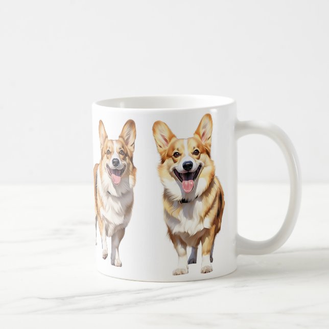Corgie Liebhaber der Kaffeezucht Tasse (Rechts)