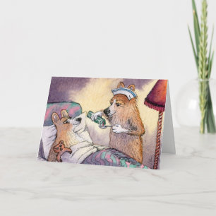 Corgihundekrankenschwester, erhalten wohle bald karte