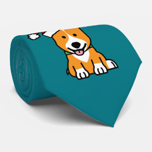 Corgihundewelpe Krawatte