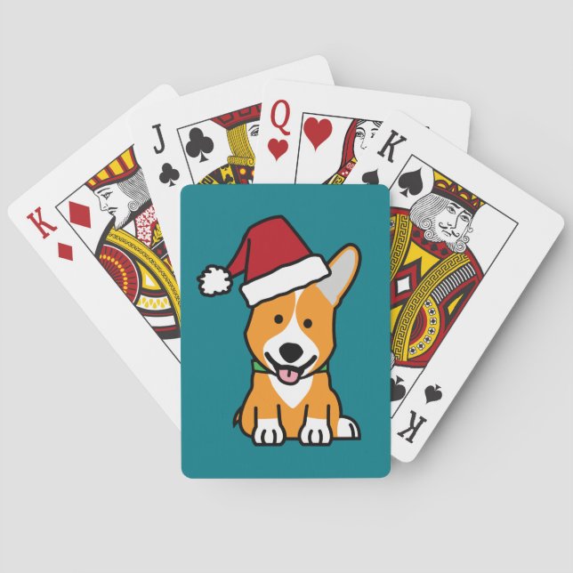 Corgihundewelpe Spielkarten (Rückseite)