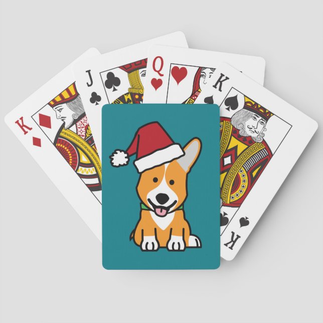 Corgihundewelpe Spielkarten (Rückseite)