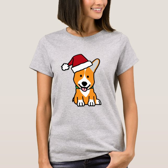 Corgihundewelpe T-Shirt (Vorderseite)