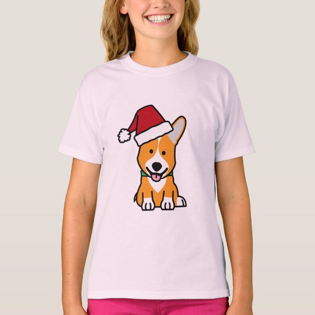 Corgihundewelpe T-Shirt (Vorderseite)