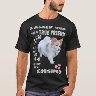 Corgipoo Cockerpoo Mutter Corgi Poodle Vater Corgi T-Shirt