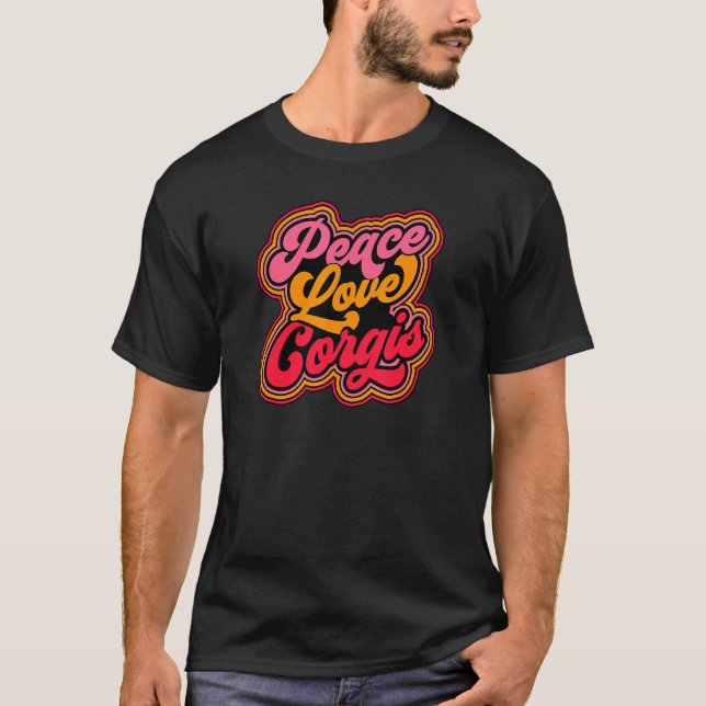 Corgis Adg036e T-Shirt (Vorderseite)