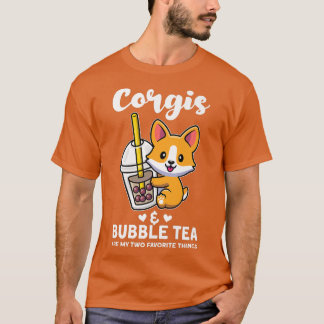 Corgis & Bubble Tee Corgi Premium
