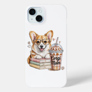 Corgis Bücher und Eiskaffee für Hund Case-Mate iPhone Hülle