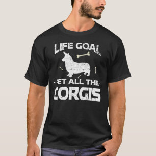 Corgis Dog Poppy Retro Corgi gestopfter Tierhund T-Shirt