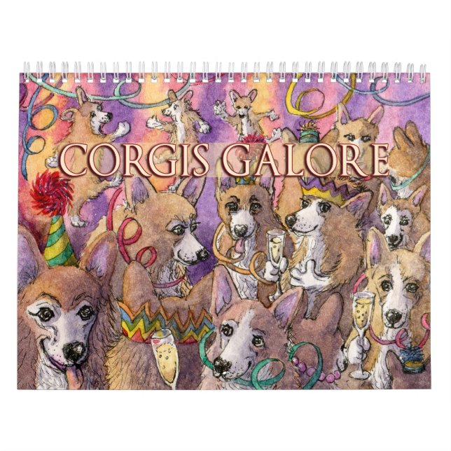 Corgis Galore - Hunde mit Spaß - Kalender (Titelbild)