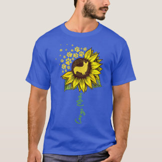 Corgis Mama Sunflower Corgis Dog Mama Pflanze Love T-Shirt
