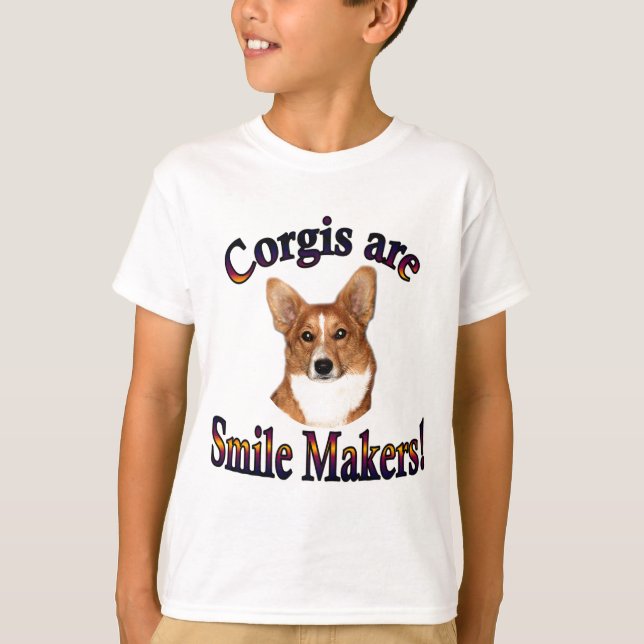 Corgis sind Lächeln Hersteller - Pippinapfel T-Shirt (Vorderseite)