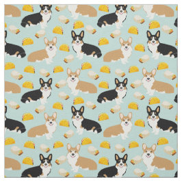 Corgis Tacos Fabric - niedliches Corgi-Muster Stoff