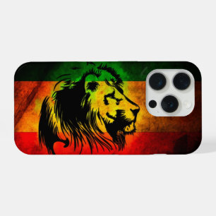 Cori rasta reggae Graffiti-Flagge Löwe iPhone 15 Pro Hülle
