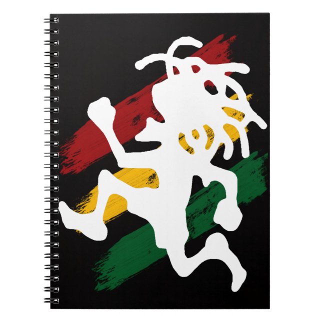 Cori Reith Rasta Reggae Notizblock (Vorderseite)