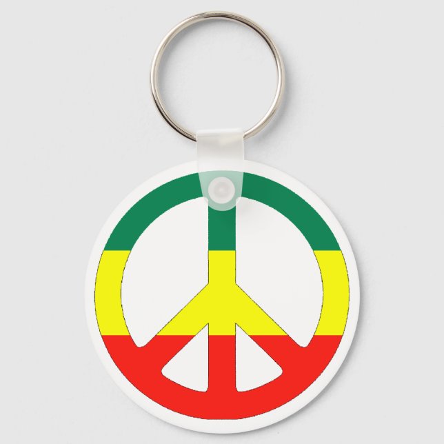 Cori Reith Rasta reggae Peace Schlüsselanhänger (Vorderseite)