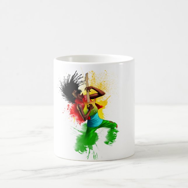 Cori Reith Rasta Reggae rasta Mann-Musik-Graffiti Tasse (Mittel)