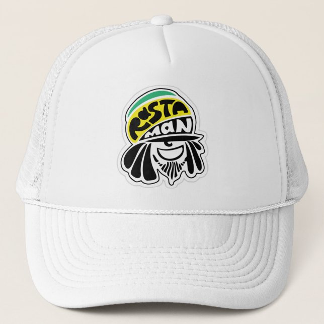 Cori Reith Rasta Reggae rasta Mann Truckerkappe (Vorderseite)