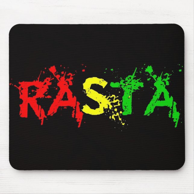 Cori Reith Rasta Reggaefrieden Mousepad (Vorne)