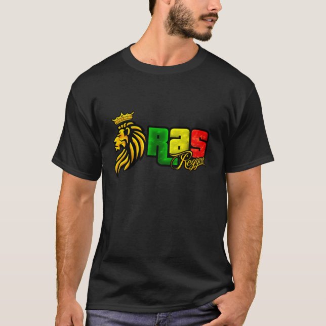 Cori Reith Rasta Reggaelöwe T-Shirt (Vorderseite)