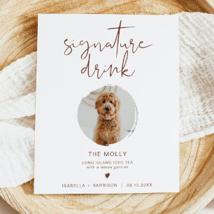 CORIANDER Boho 1 Foto Pet Signature-Getränk  Poster