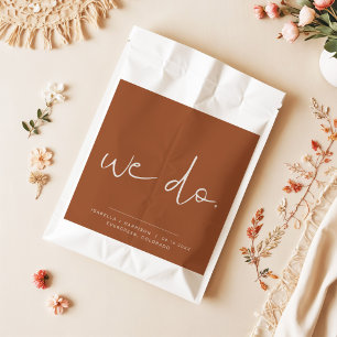 CORIANDER Boho Burnt Orange Rust Wedding We Do Geschenktütchen