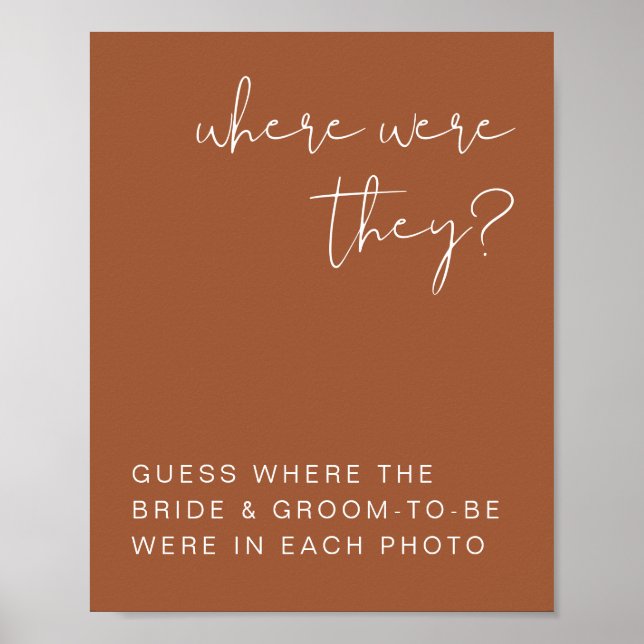 CORIANDER Boho Terracotta, wo sie unterschrieben h Poster (Vorne)