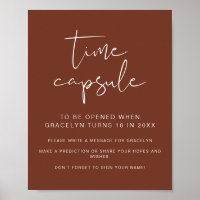 CORIANDER Rust Baby Shower Time Kapselunterschrift