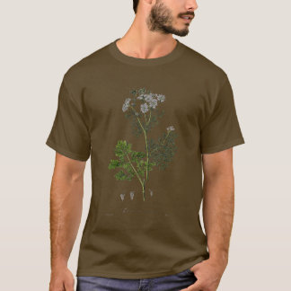 CorianderCilantro Vintage botanische Illustration T-Shirt