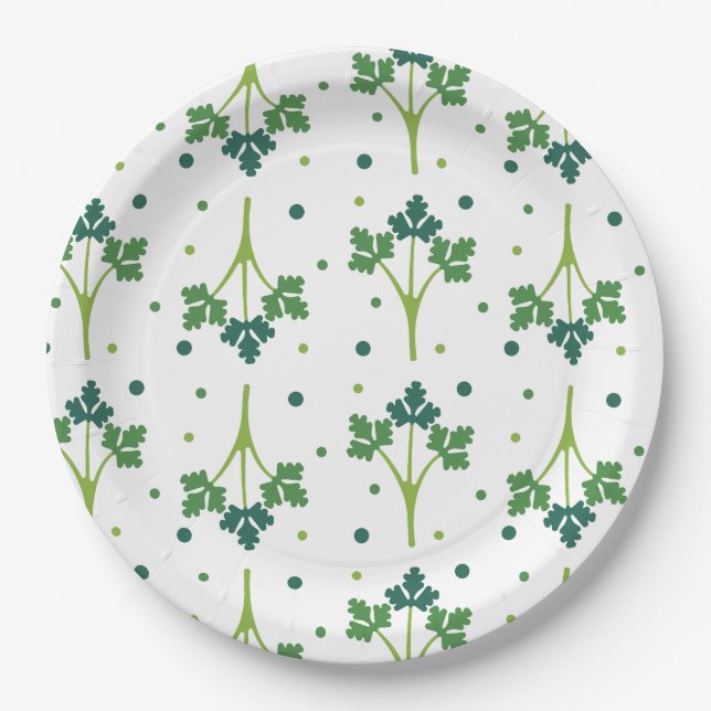 Coriandrum Pappteller (Vorderseite)