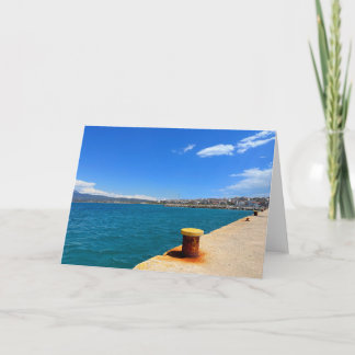 Corinth Greece Harbour Karte