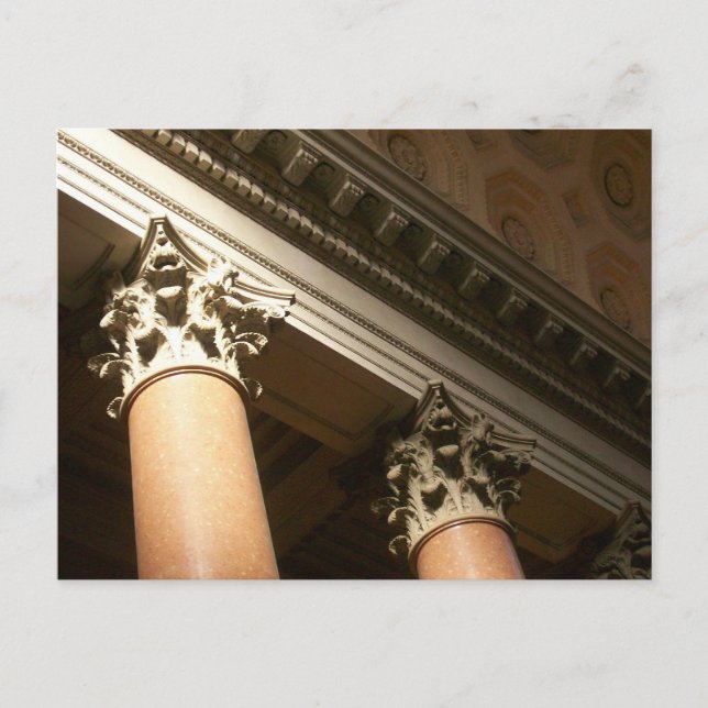 Corinthian Columns Postkarte (Vorderseite)