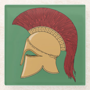 Corinthian Helmet Glass Untersetzer