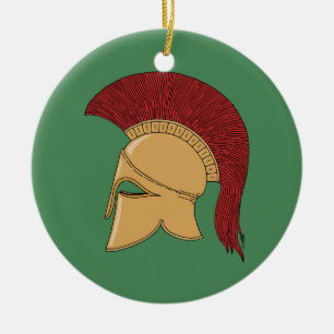Corinthian Helmet Keramikornament