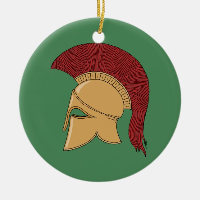 Corinthian Helmet Keramikornament (Vorne)