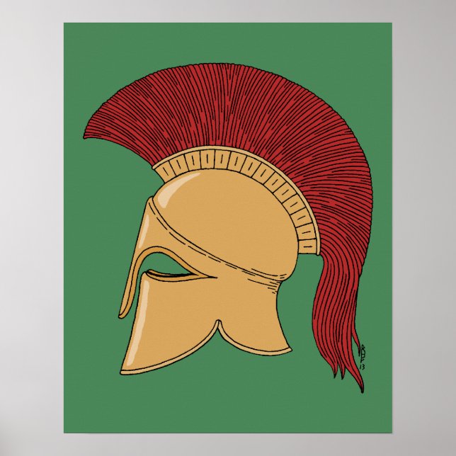 Corinthian Helmet Poster (Vorne)