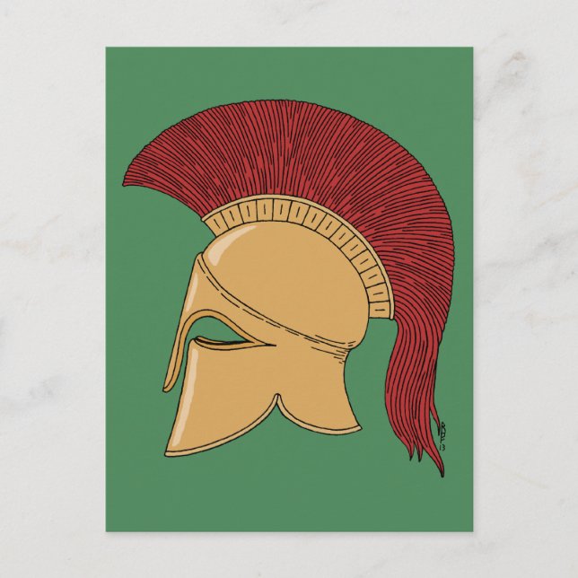 Corinthian Helmet Postkarte (Vorderseite)