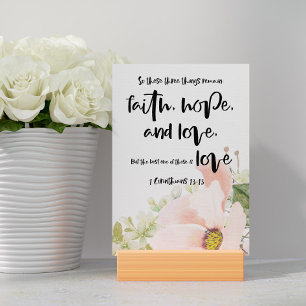 Corinthians Bible Verse Card Tischnummer