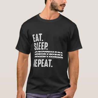 Corinthians Thema essen Sleep Wiederholung Fußball T-Shirt